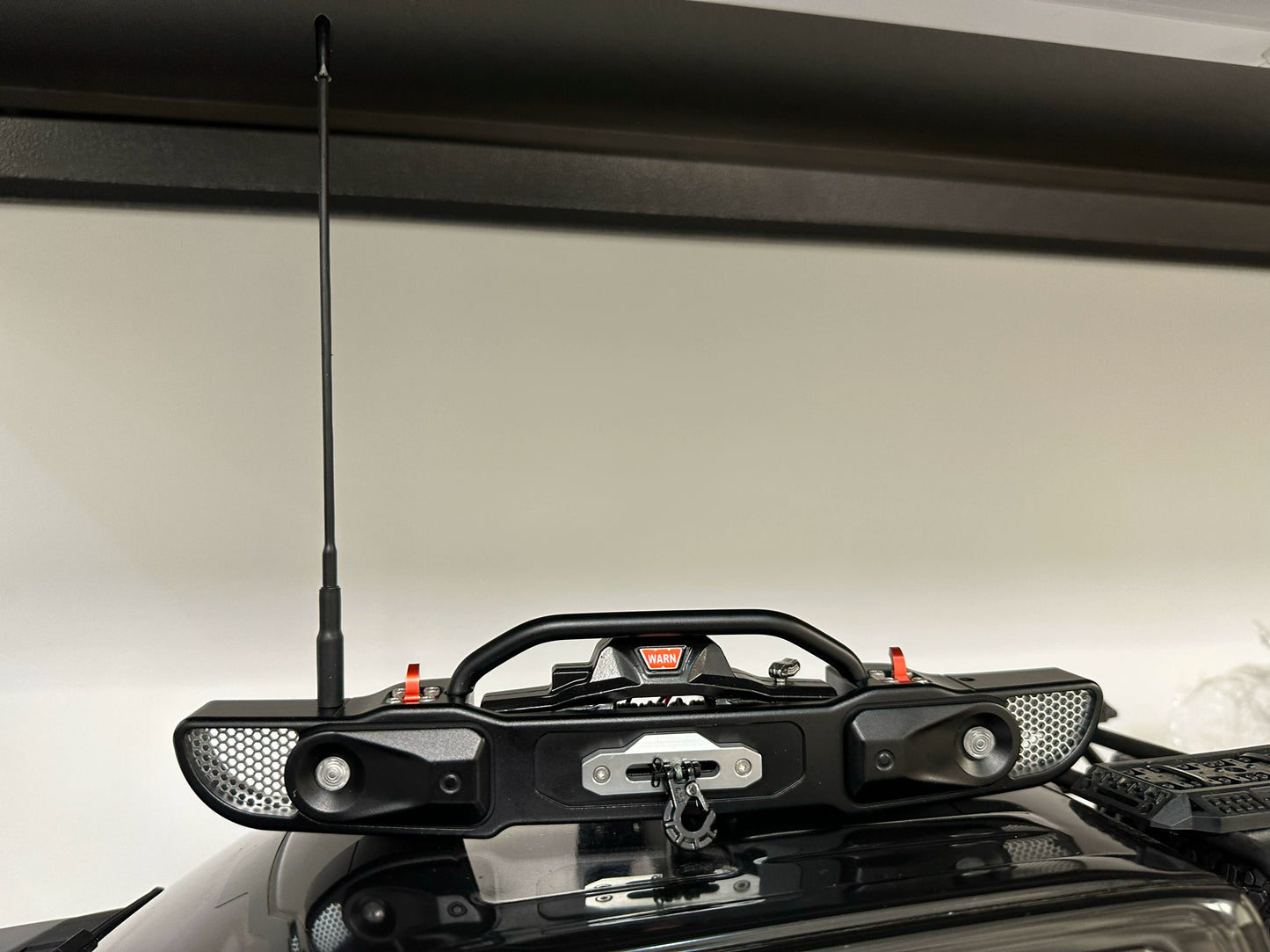 Metal Front Bar with Winch for Crossrc Leopard Rhino Mustang RLAARLO JK07 1/7 RC CAR Universal