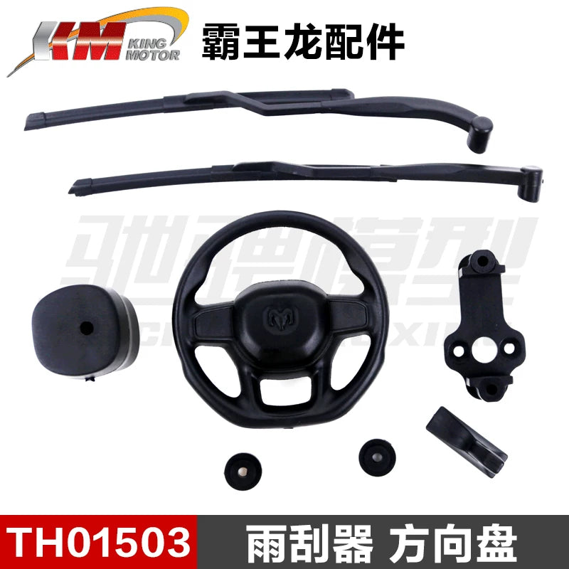 Traction Hobby KM RAM 1500 1/8 4wd Rc Car Original Parts Tires Differential Collision Avoidance Shock Absorption TH01496
