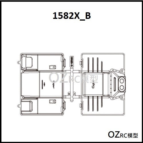 CAPO CD1582X QUEEN 1/8 RC CAR Plastic Parts