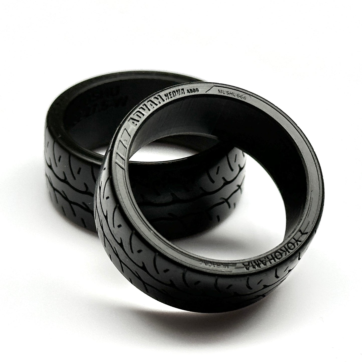 2Pcs 20mm22mm AD09 drift hard tire for 1/24 rc drift car