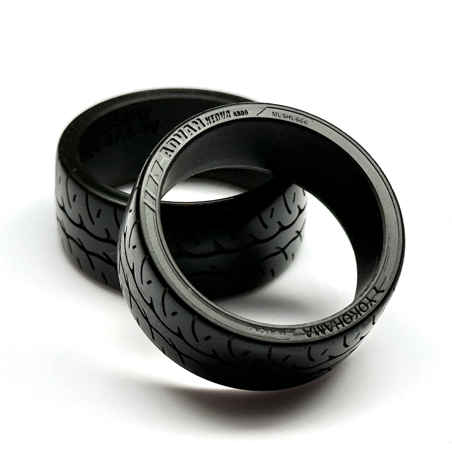 2Pcs 20mm22mm AD09 drift hard tire for 1/24 rc drift car