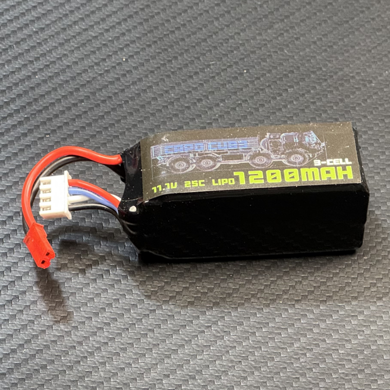 1200mAh 3S 25C Battery CUB3 capo 1/18 Tatra 8x8 Rc Tractor