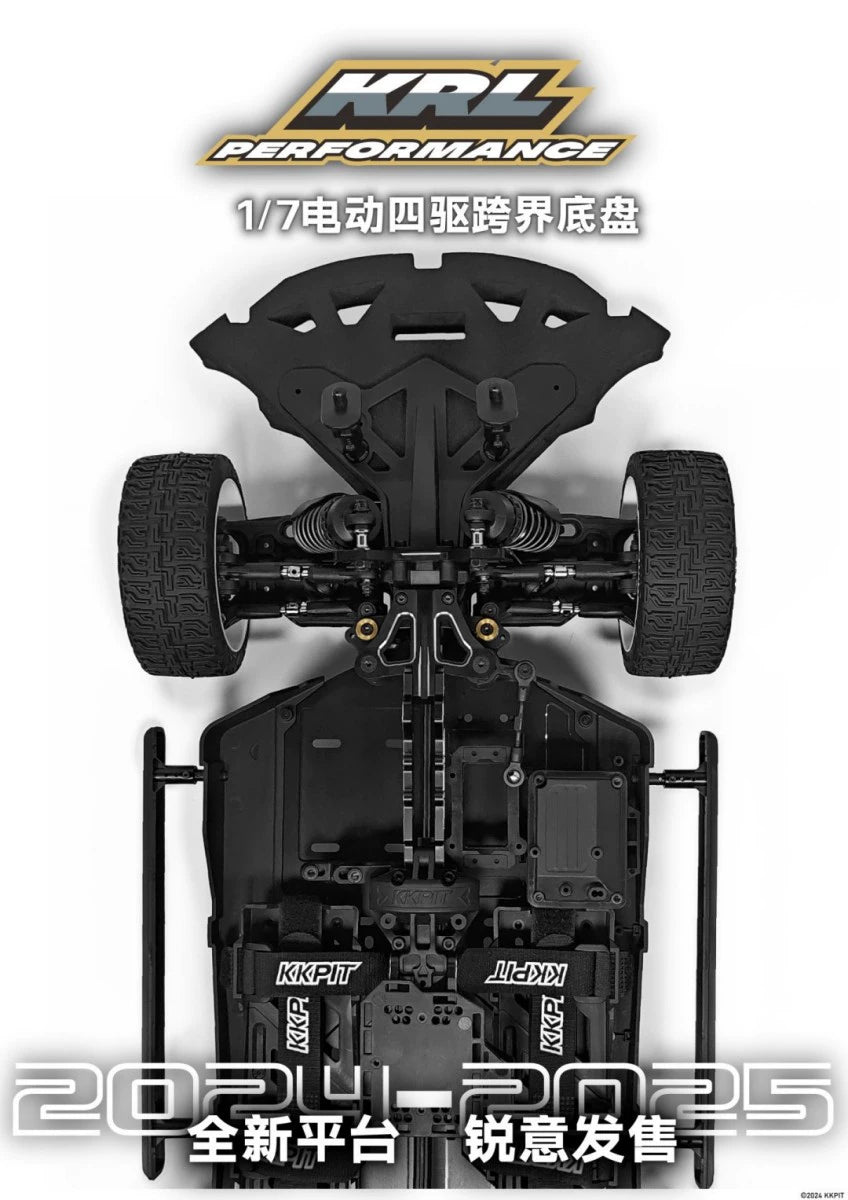 KKPIT KRL XNR 1/7 RC Rally Car Frame Kit