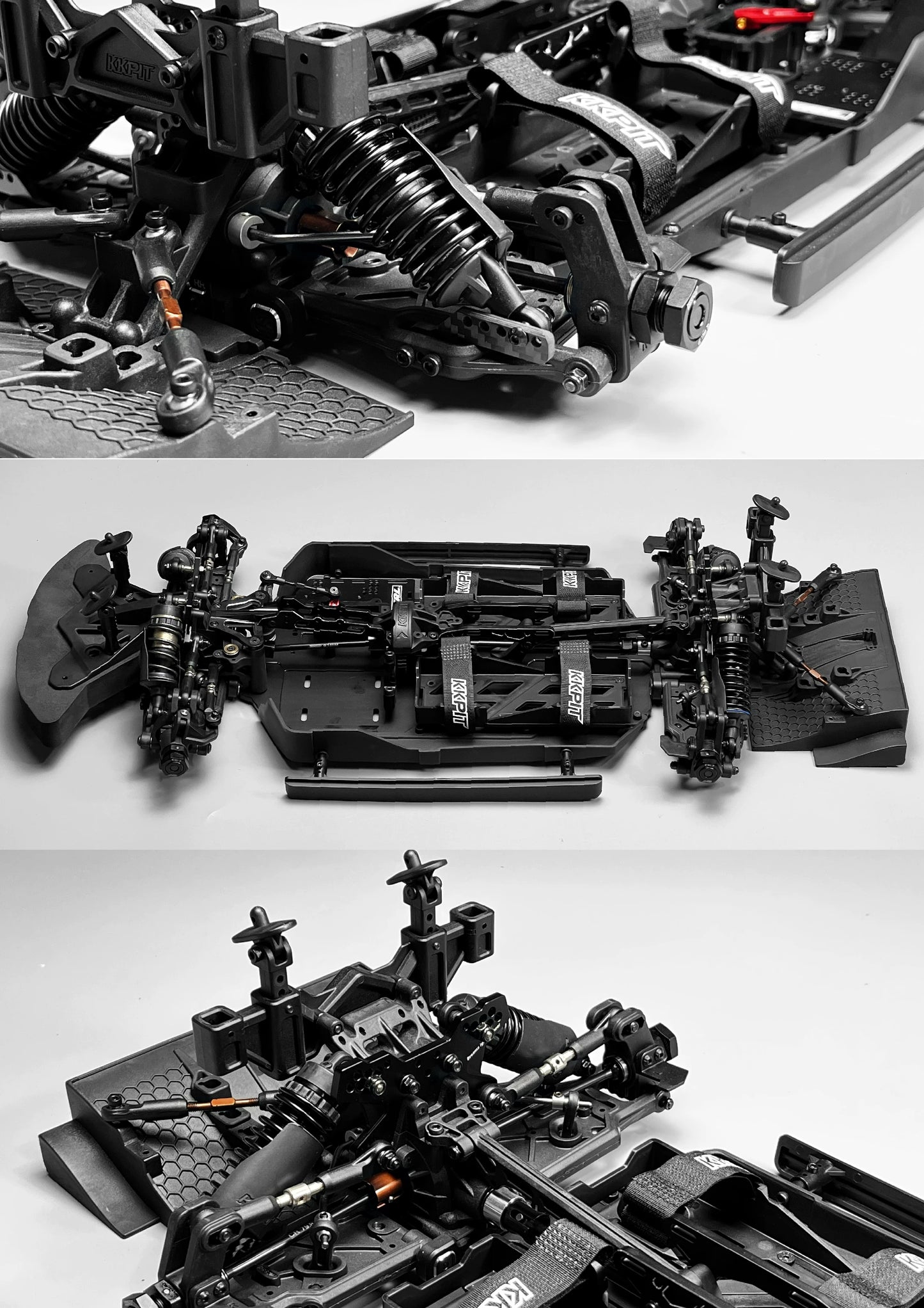 KKPIT 1/8 ZQR RACING RC CAR KIT KRL-RS CHASSIS 360MM wheelbase