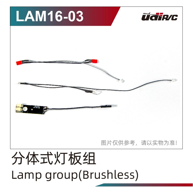 UDIRC M16 1610s RC CAR Original Electrical Equipment Parts/Motor/ESC/Receiver/Servo/Light Set