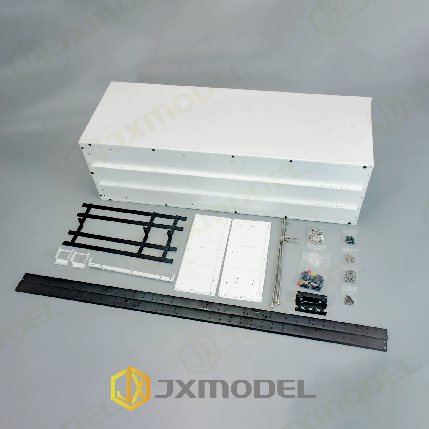 JXmodel 1/14 Metal Container  White Coating 608x217x187mm