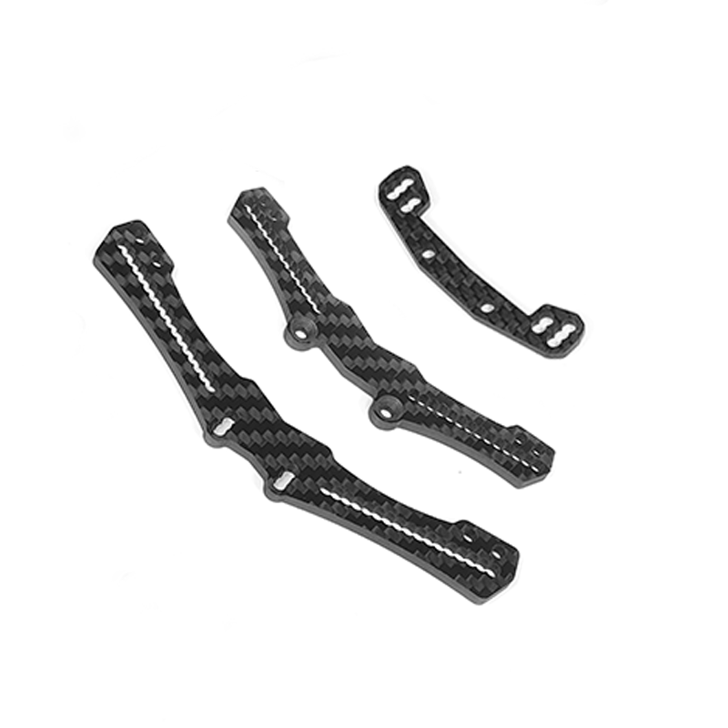 KKPIT-PDK 1/10 RC DRIFT CAR Carbon Fiber Rear Upper Tie Rod Holder -31938K