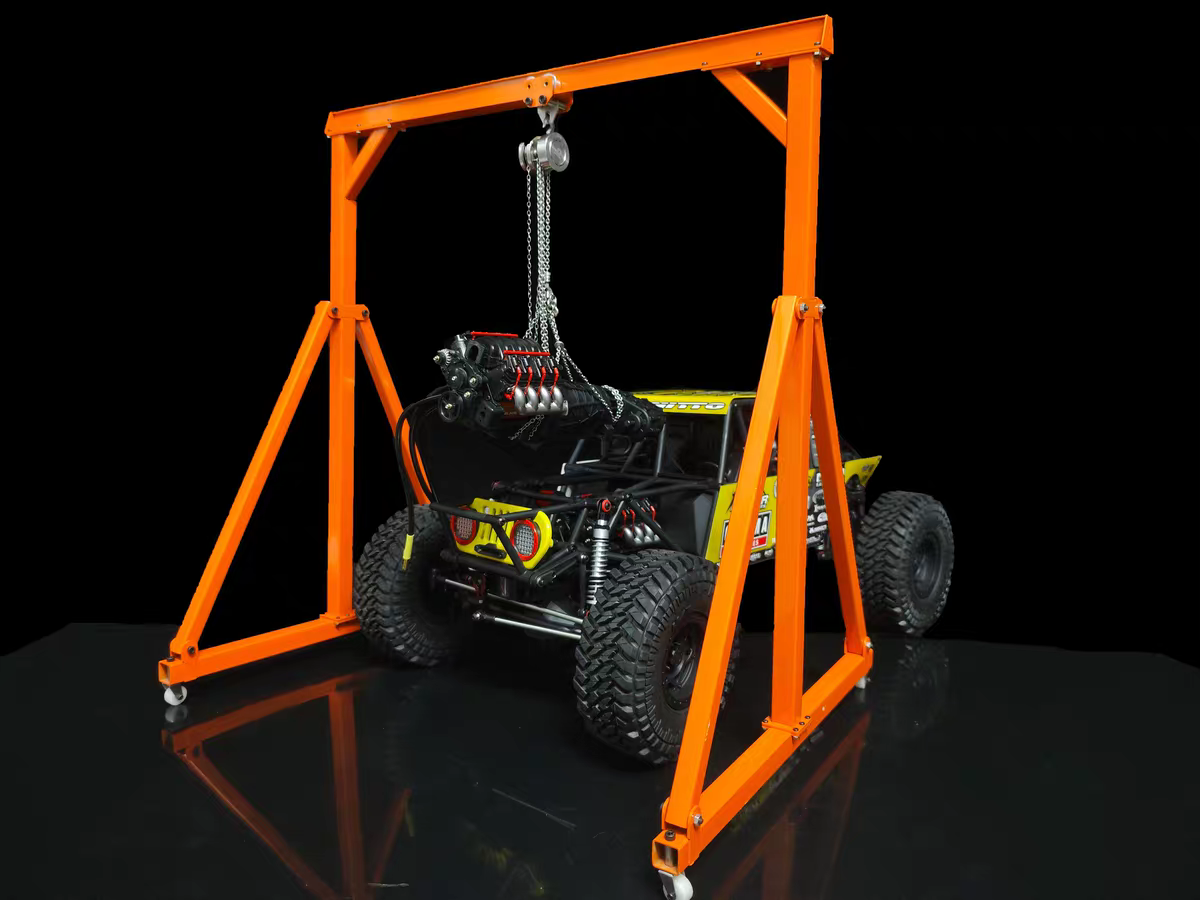 JDMODEL JDM-205 JDM-206 1/10 Rc Car Gantry Hand Lift Metal Simulation Model