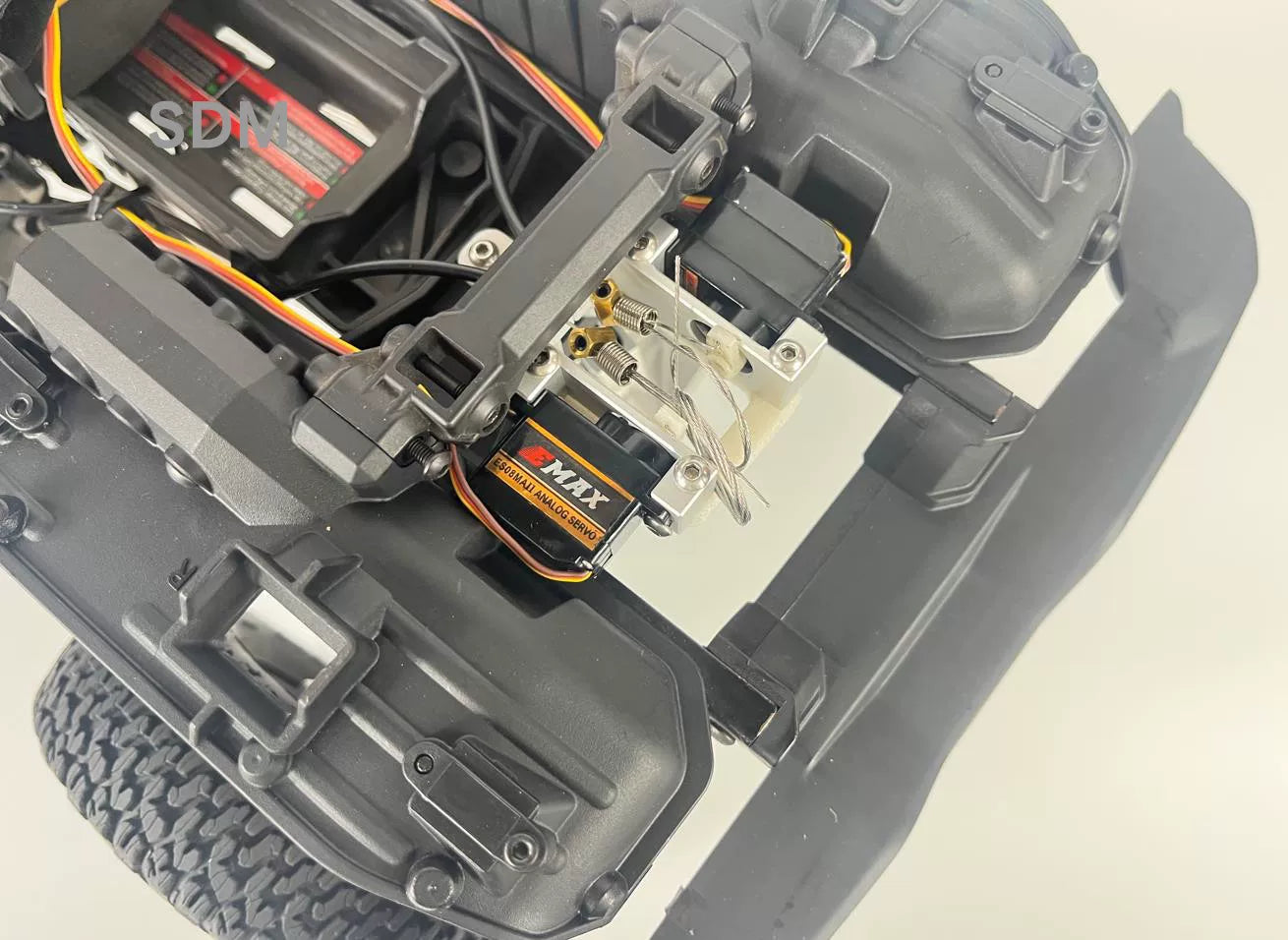 SDM SCX10 3rd Generation TRX4 VP 1/10 Pipe Frame Rc Car Constant Speed Steering Differential Speed Lock Rc Climbing Car Axle DA05
