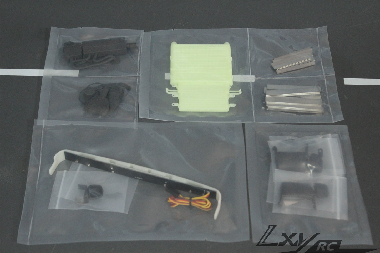 LXYRC 1/14 TAMIYA SCANIA R730 Rc Tractor Front Face Op Kit