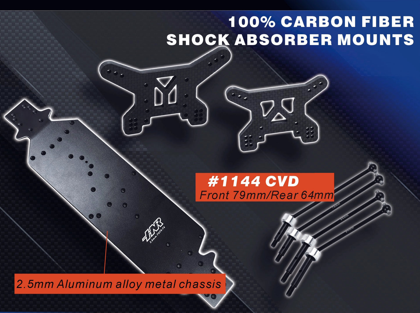 HNR H9806 SATURN 4wd Brushless 1/10 Rc Car Kit RTR