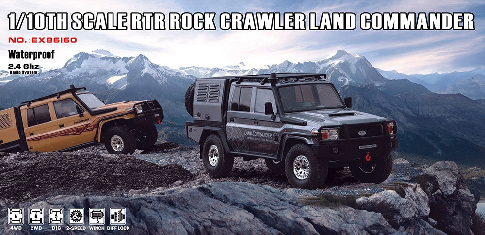 RGT EX86160 LC79 Commander 1/10 RC CAR RTR