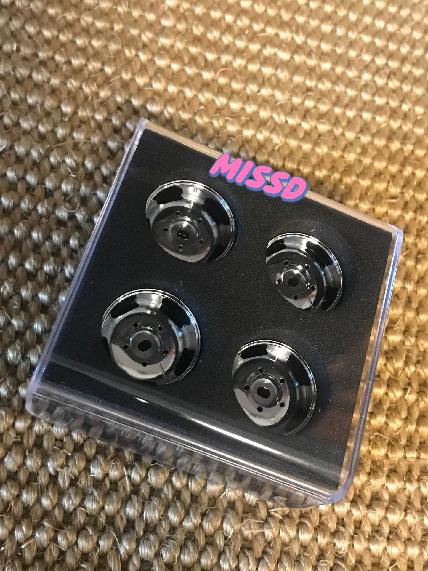 1/24 MINIZ Miniq TRC Art TG Rc Drift Car 20MM 22mm Awd Metal Wheels 1 pair