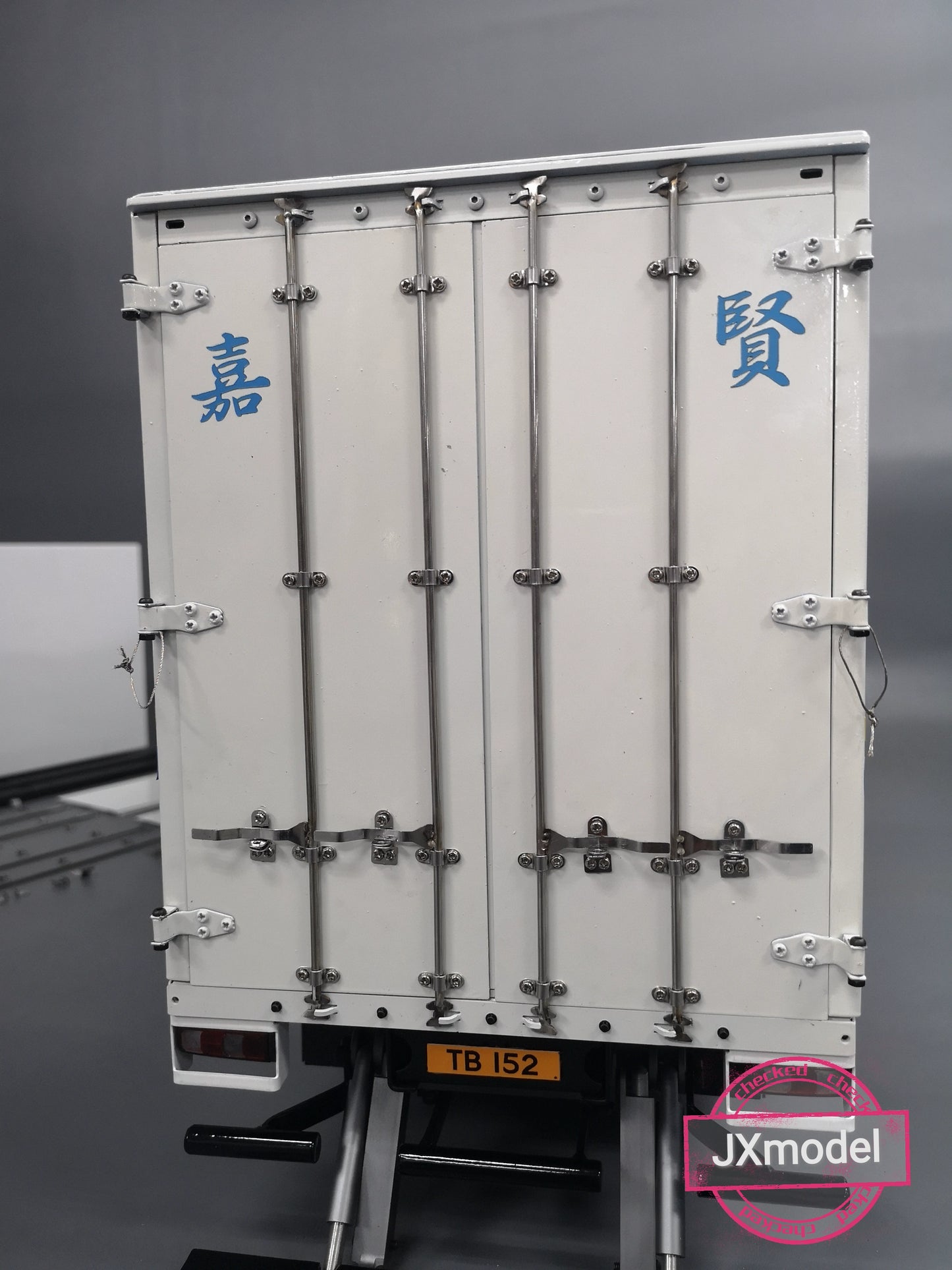 JXmodel 1/14 Metal Container  White Coating 608x217x187mm