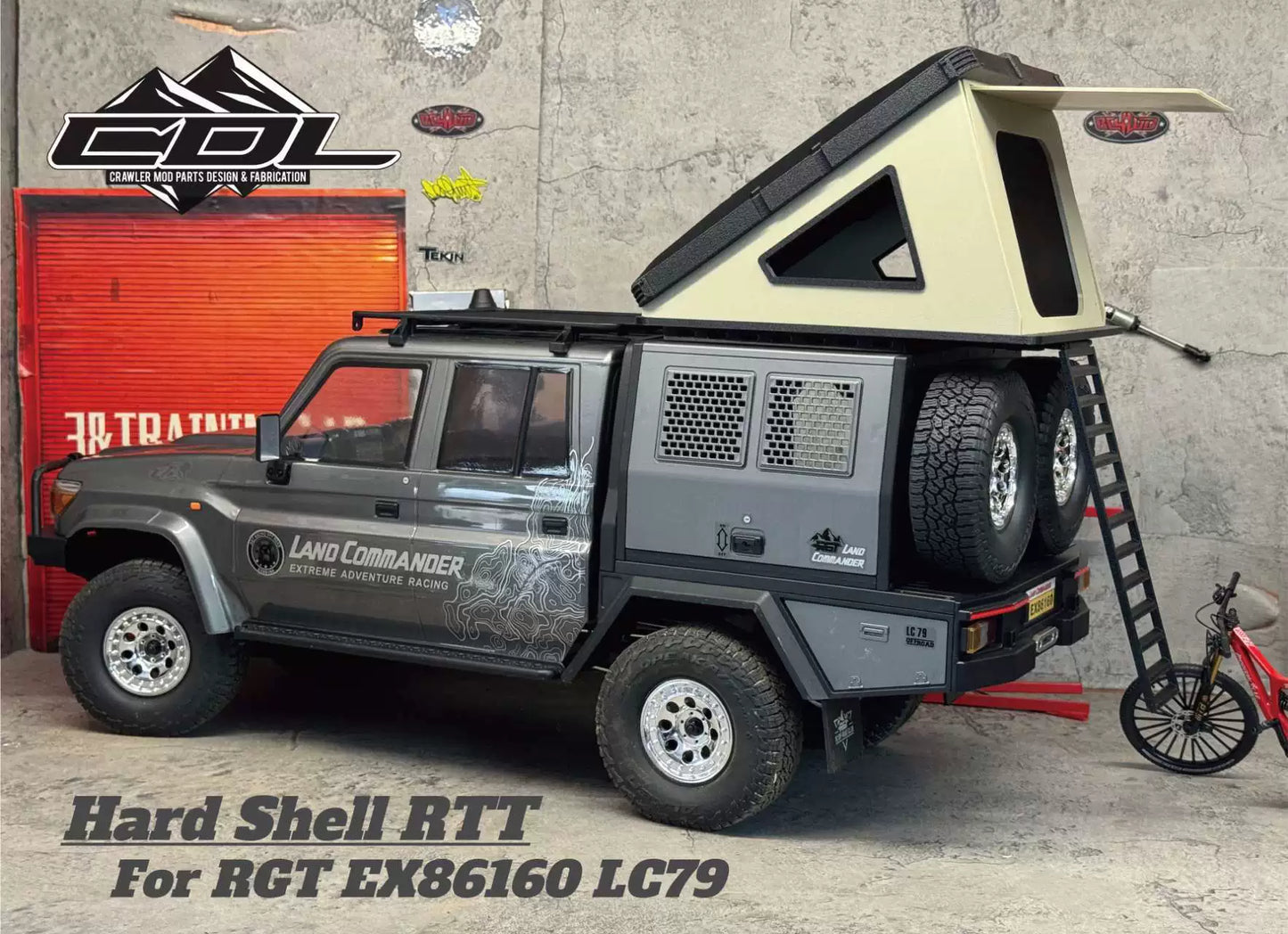 RGT Lc79 1/10 RC CAR Magnetic Roof Tent Model