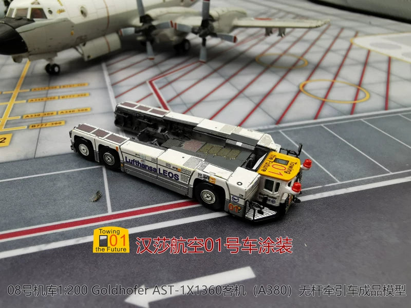 1:200 AST-1X1360 Passenger Aircraft Model Wheel Tractor Metal Model