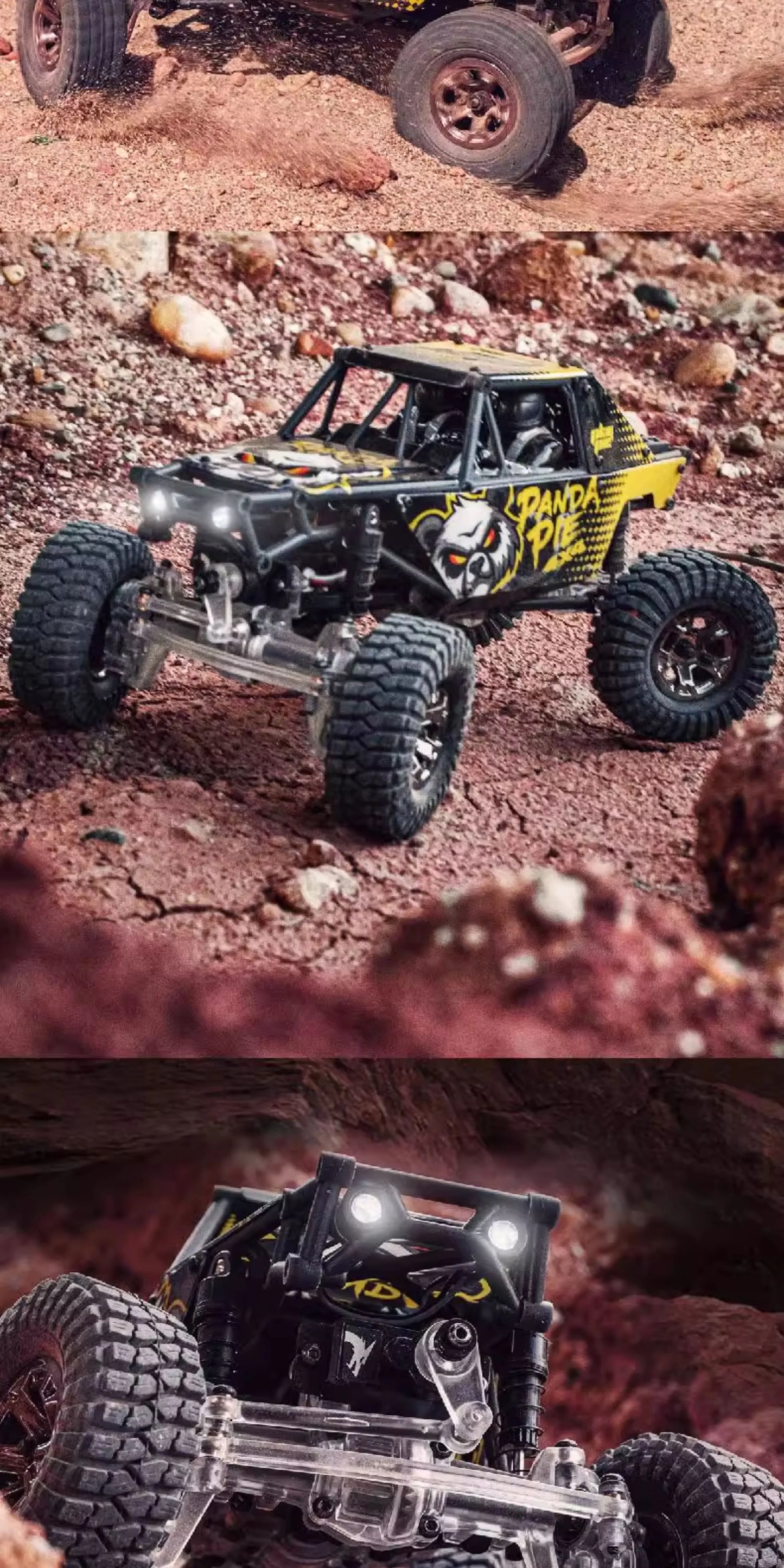 UDIRC UCX2405 PRO Snow Leopard 1/24 Brushless RC Climbing Car RTR