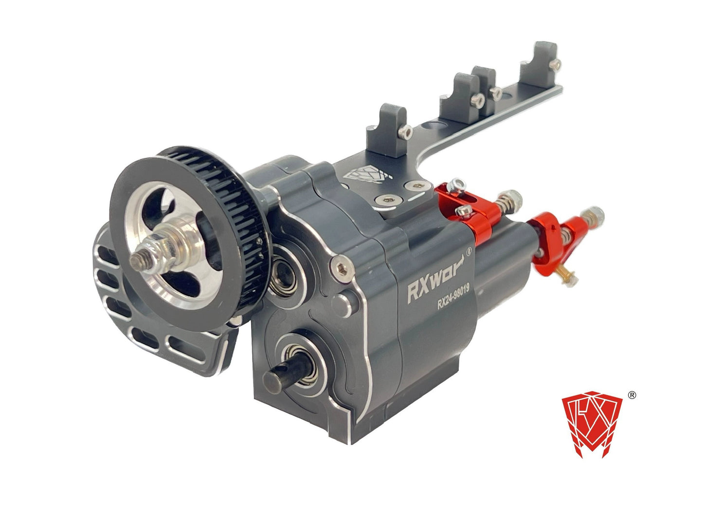 RXwAR RXscx10 All-Metal Two-Speed Transmission for 1/10 Scx10 Rc Car