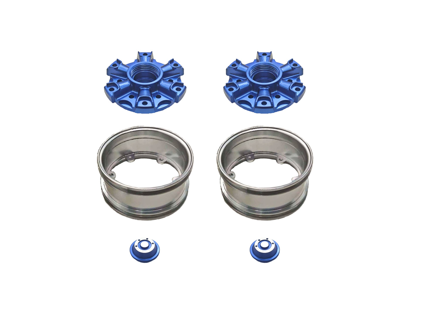 JDMODEL JDM-220 JDM-221 1:14 RC Truck Metal Banner Front and Rear Wheel Hub 1 Pair
