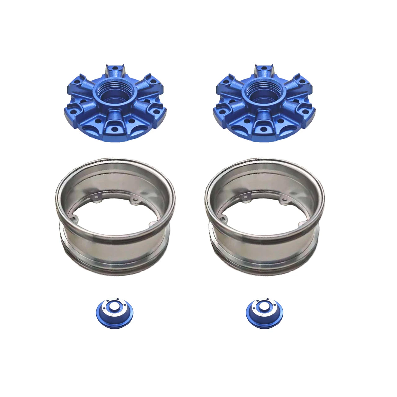 JDMODEL JDM-220 JDM-221 1:14 RC Truck Metal Banner Front and Rear Wheel Hub 1 Pair