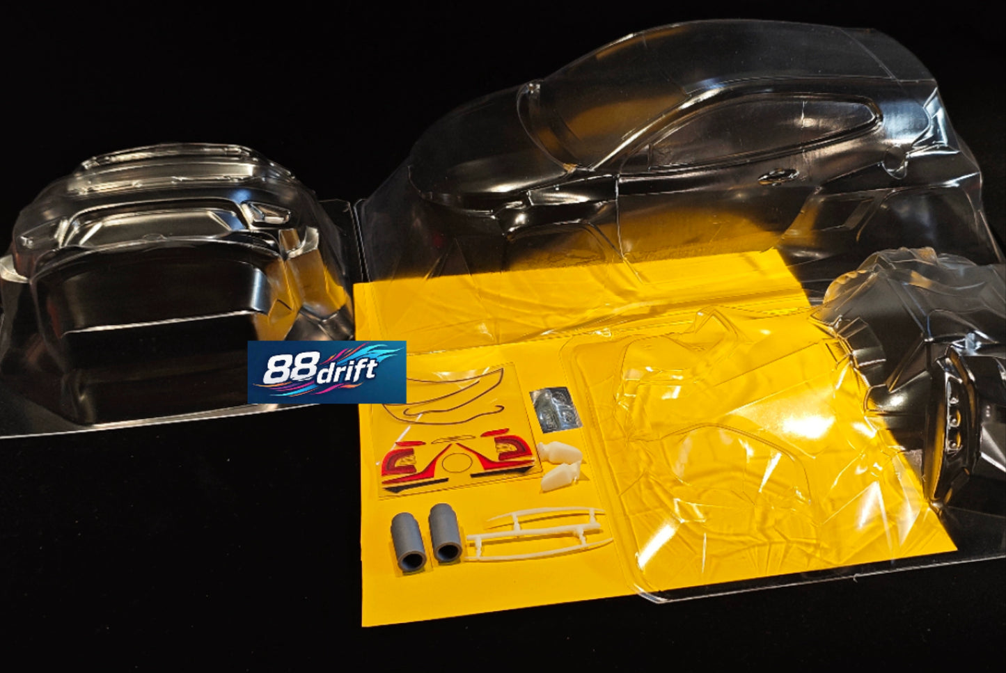 88Drift 1/10 RC Drift Car Transparent Shell GR Pandem