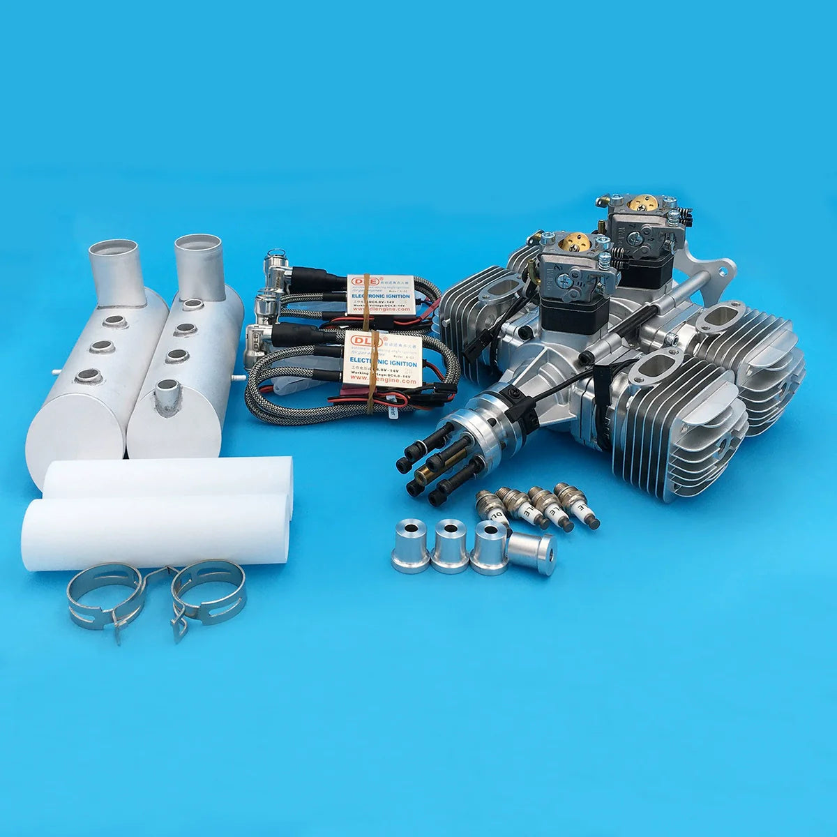 DLE 120 T4 Four-cylinder Gasoline Engine 120CC for Rc Fixed-wing Aircraft