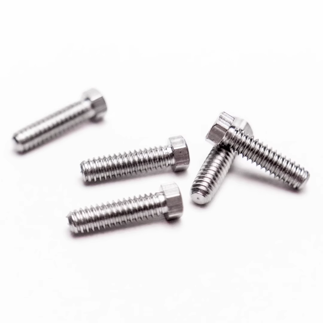 Miniature Stainless Steel Outer Hex Screw M1.6 M2.0 for 1/14 Tamiya Rc Tractor Truck 100PCS