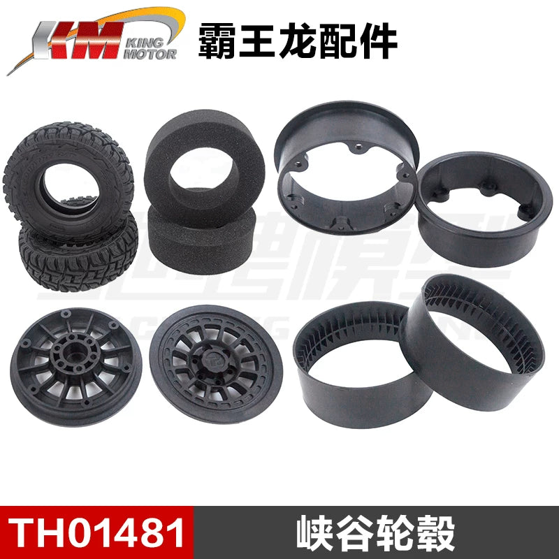 Traction Hobby KM RAM 1500 1/8 4wd Rc Car Original Parts Tires Differential Collision Avoidance Shock Absorption TH01496
