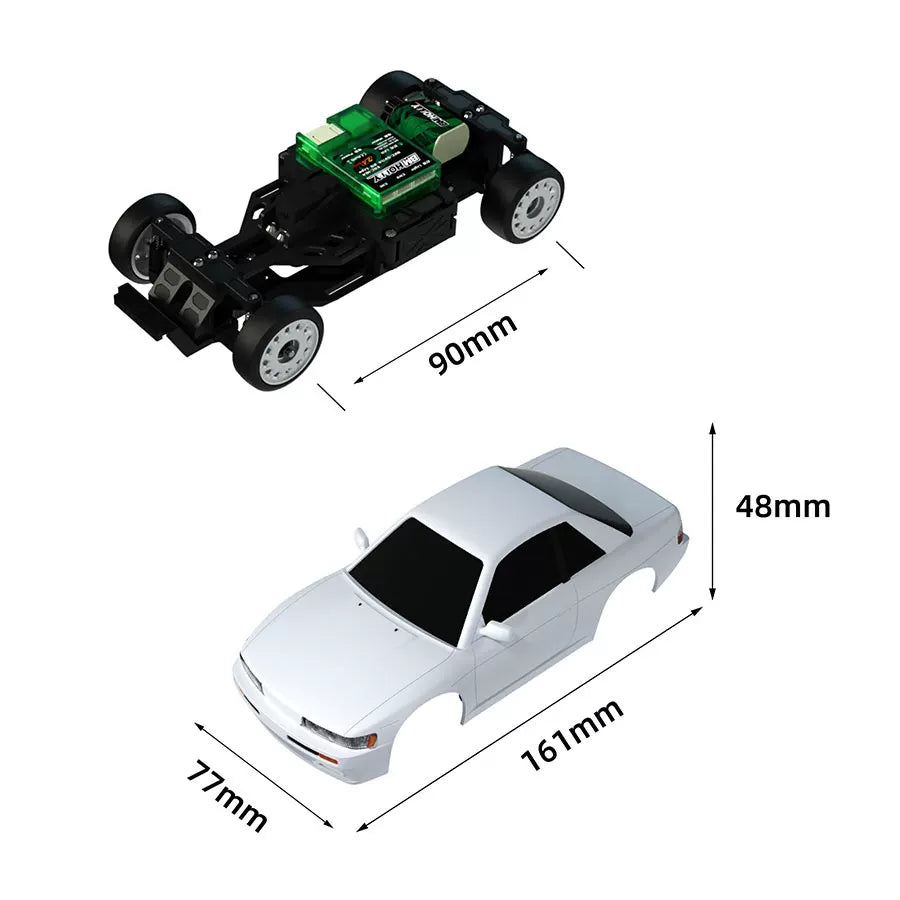 BMHOBBY BMRX FLD S13 1/28 RWD RC DRIFT CAR RTR