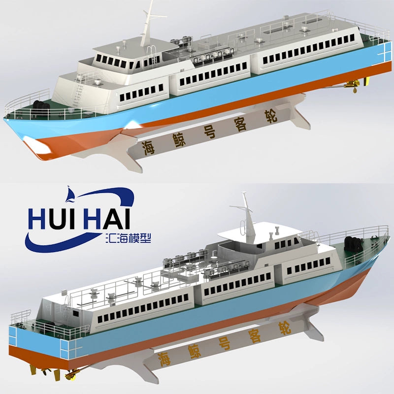 Sea Whale Passenger Ship Wooden Assembly Ship Model Kit 900x155x248mm