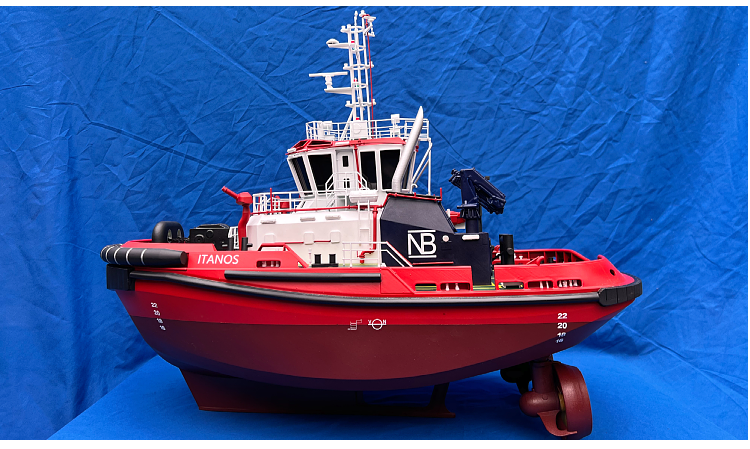 1/40 3D PRINT ASD 2500W Uzmar Rc Full Rotary Tug Model Kit