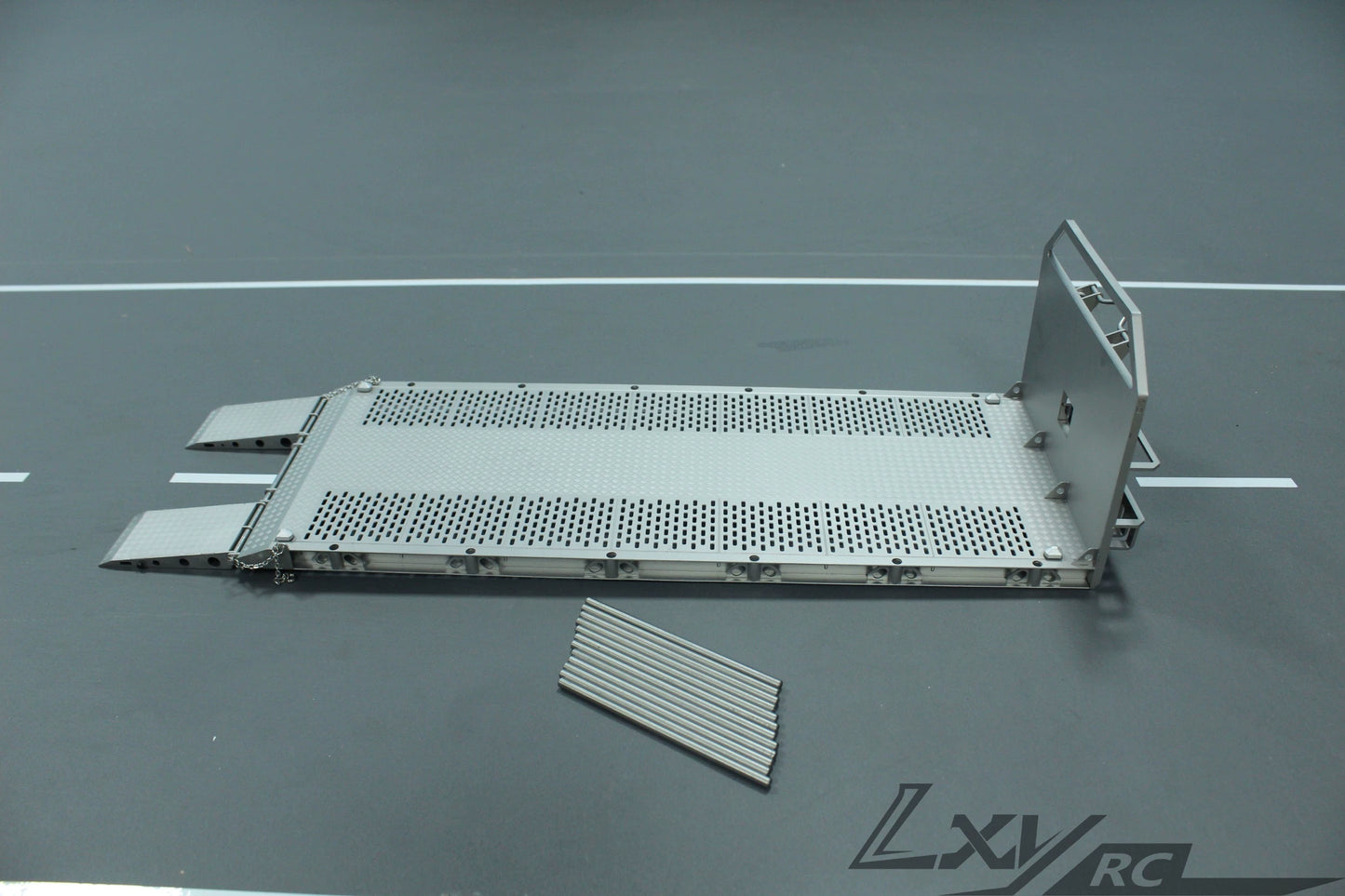 LXYRC 8x8  Tamiya RC Truck Tractor Roll-on Metal Hopper OP PART