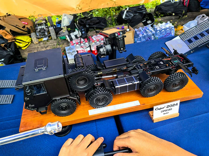 CAPO TATRA 1/18 CUB3 8x8 Rc Truck KIT with Air Suspension Lighting System