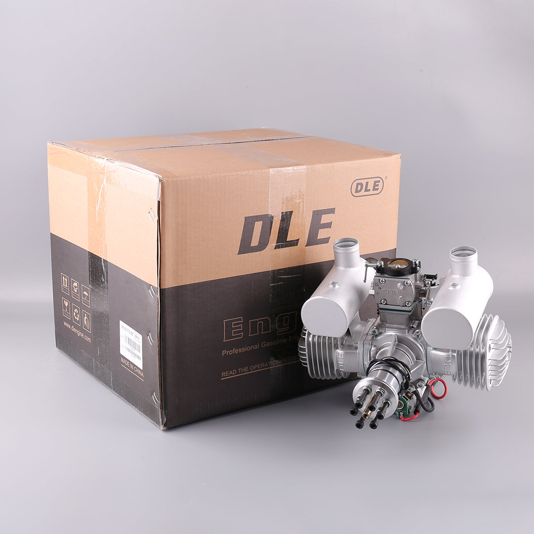 DLE 170 RC Fixed-wing Aircraft with Electric Start Petrol Twin-cylinder Air-cooled Engine