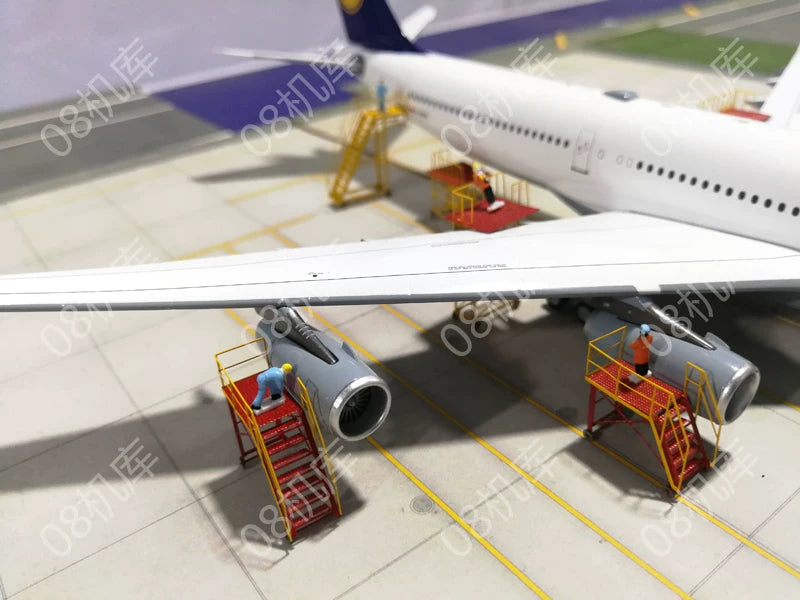 1/200 Airliner Model Scene Alloy Repair Rack 10pcs Set