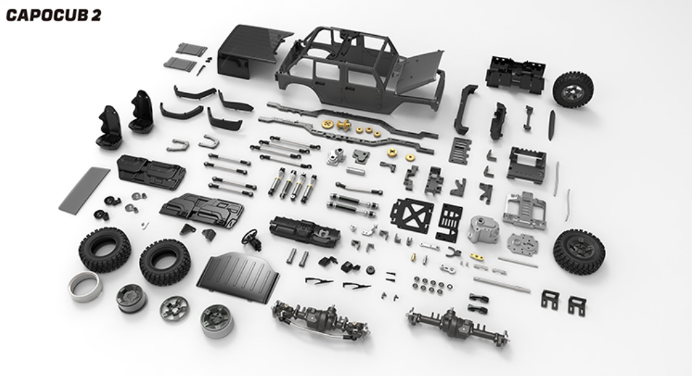 CAPO CUB2 JK 1/18 Full Metal RC Car KIT