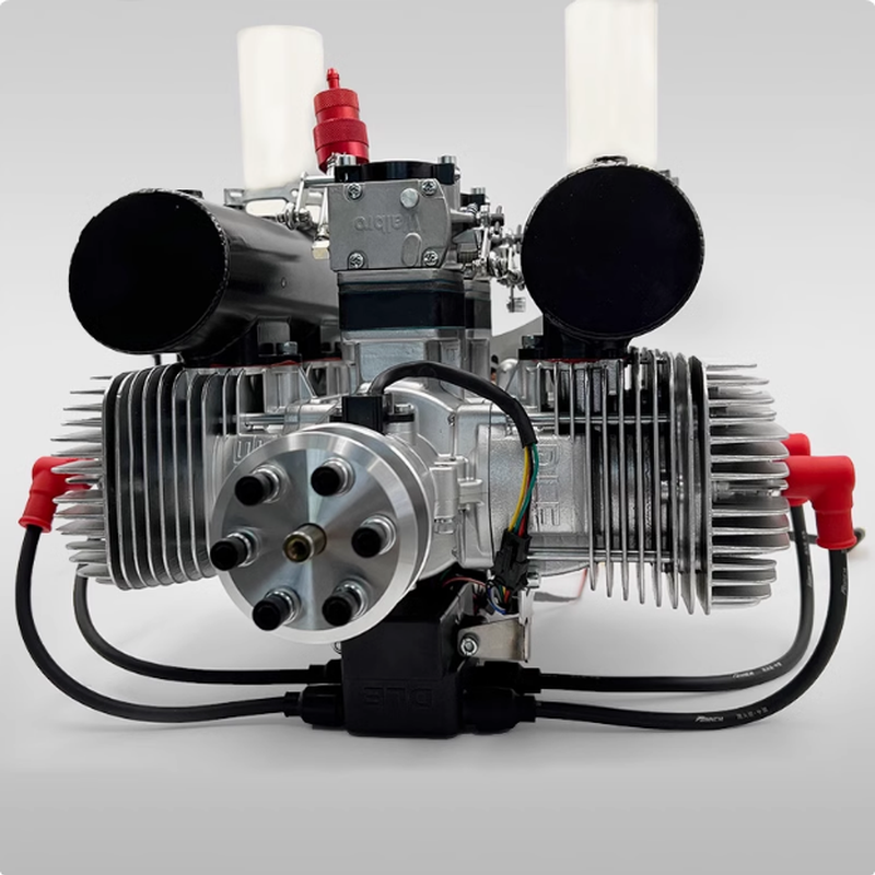 DLE 400 RC Fixed-wing Aircraft Air-cooled Engine Electric Start with Power Generation Function 400W