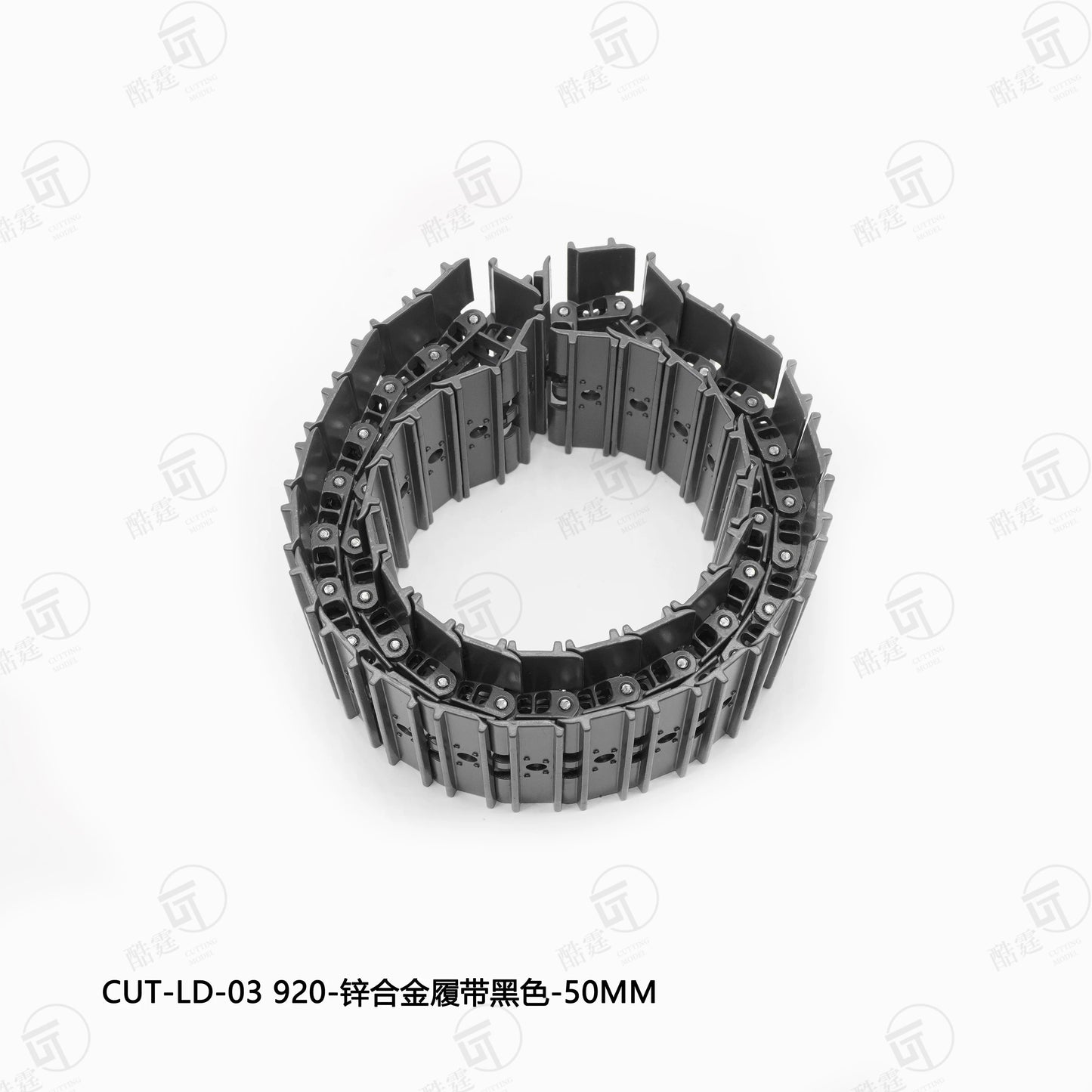 CUT-LD-03 R920 Rc Hydraulic Excavator Zinc Alloy Track 50MM Wide