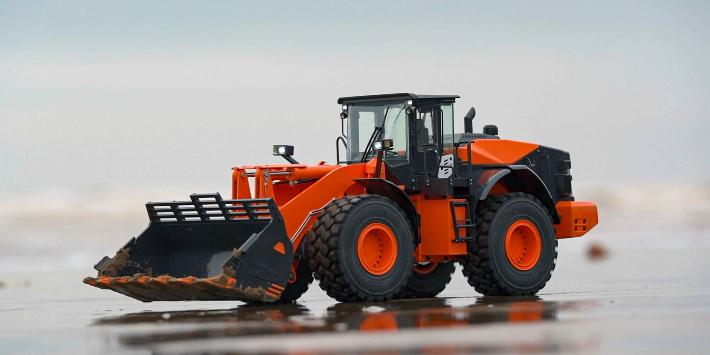 JDMODEL JDM-198 1/14 Remote Control Hydraulic Loader ZW370 LOADER with light sound RT