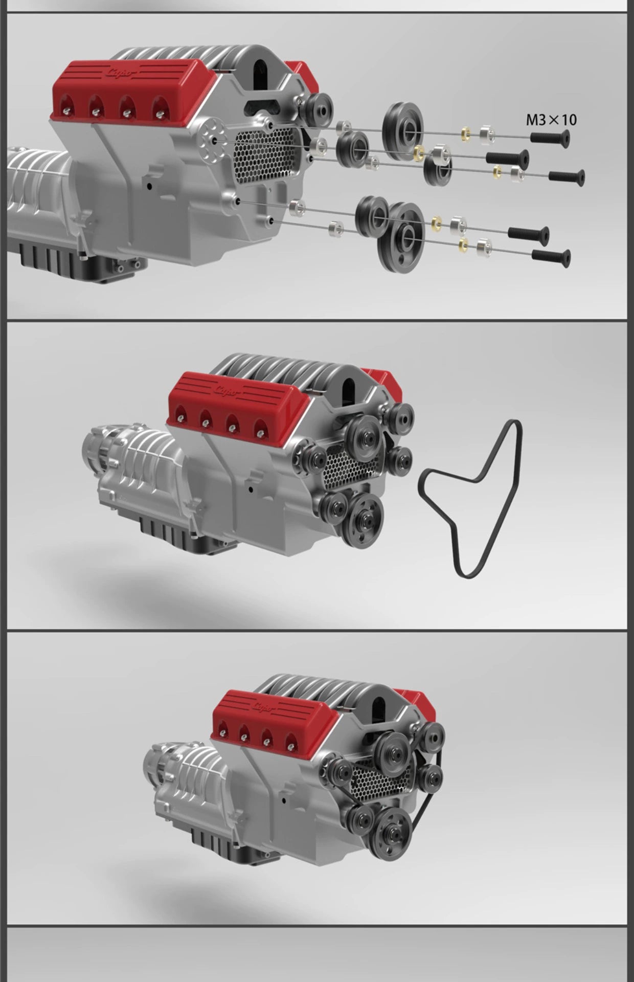Capo Jkmax 1/8 Rc Car G2 Engine Pulley Kit