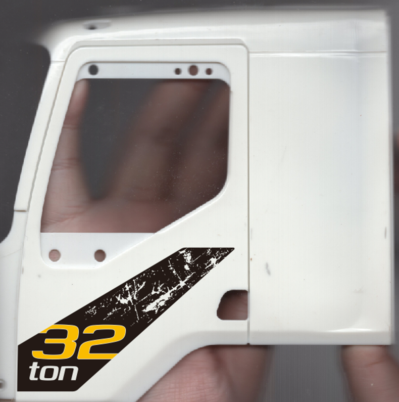 Kaya 1/14 Lesu VM/FE Rc Tractor Toy Coating UV Sticker KUV008