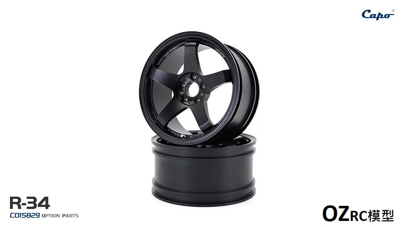 CAPO CD15829 GTR R34 1/8 RC CAR NISMO Metal Wheel 4PCS