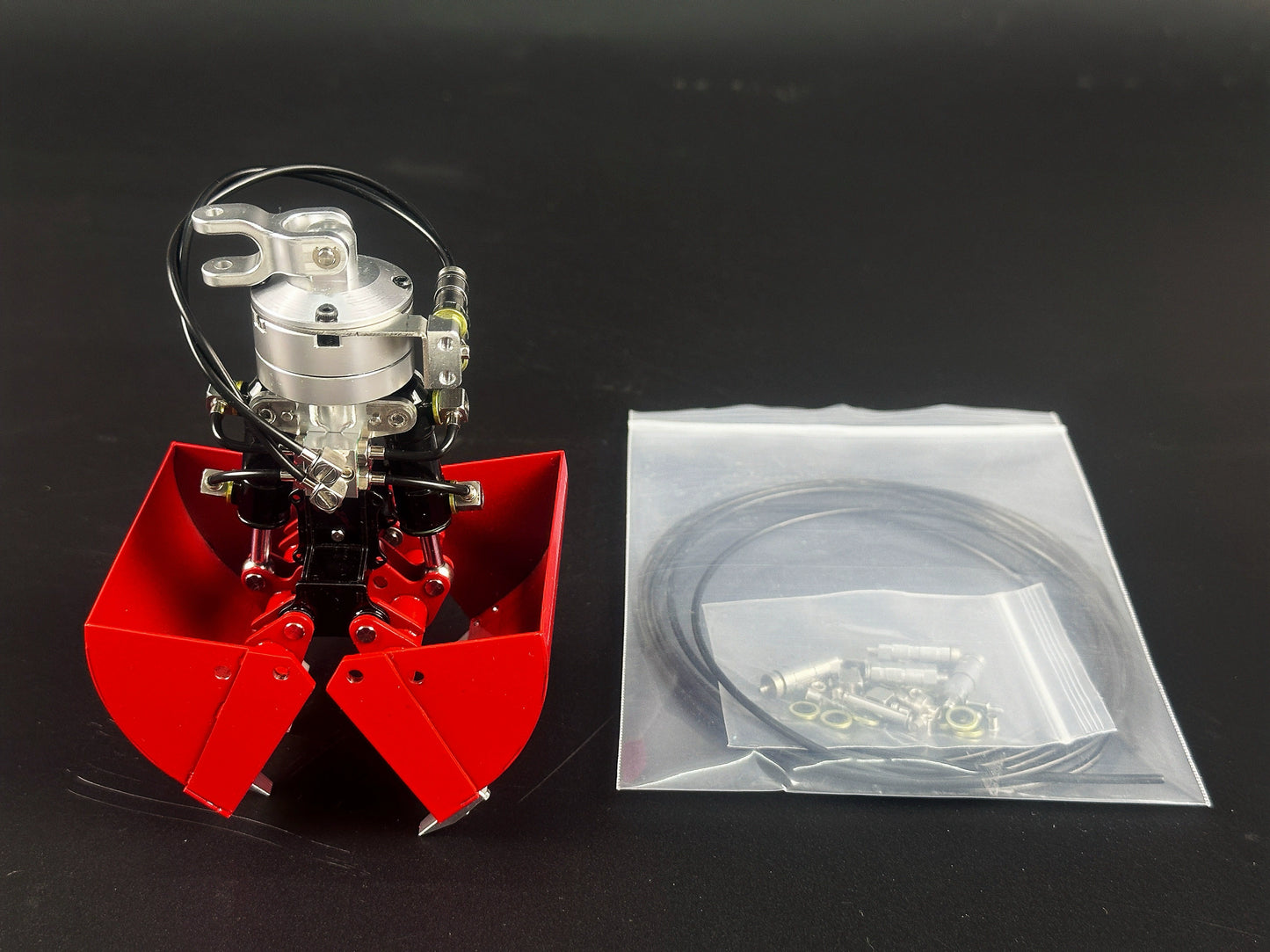 CUT MODEL 1/14 Rc Hydraulic Excavator Universal Metal Clamping Bucket CUT-YJD-01