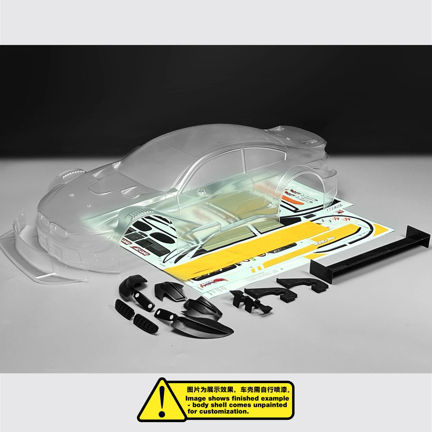 KKPIT 1/8 ZQR RACING RC CAR KIT KRL-RS CHASSIS 360MM wheelbase