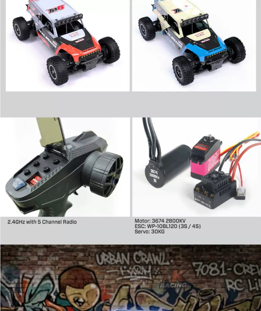 Yikong YK7081 TB8 1/8 4wd Brushless Rc Car RTR