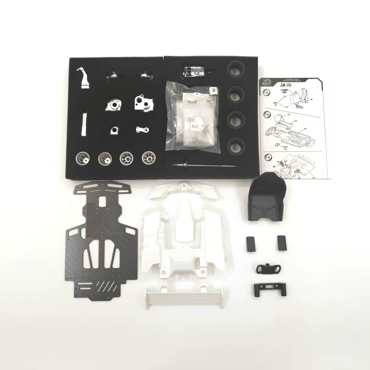 JDMODEL JDM-298 1:10 RC Kart Model KIT RTR