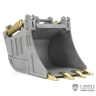 LESU 1/14 Aoue-956 RC Hydraulic Excavator Metal Mechanical Claw Hydraulic Pliers Bucket