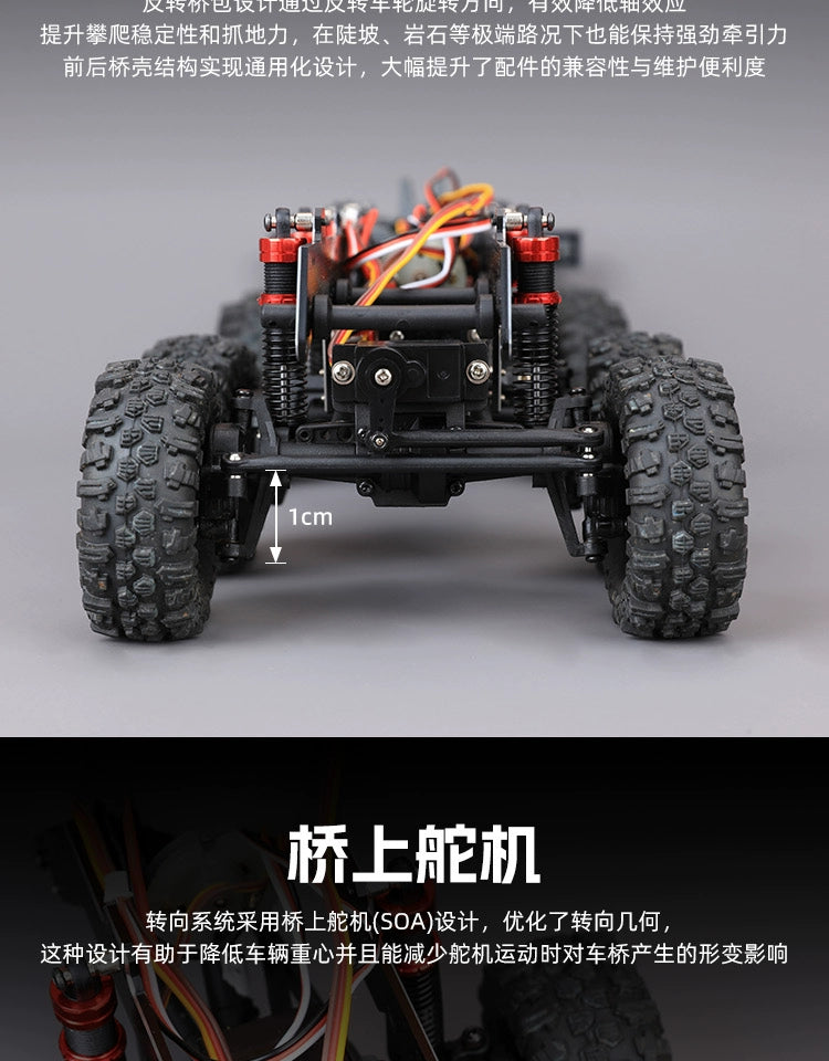 Hobby Plus 1/18 CR18P TERRANAUT 8x8 RC TRACTOR RTR