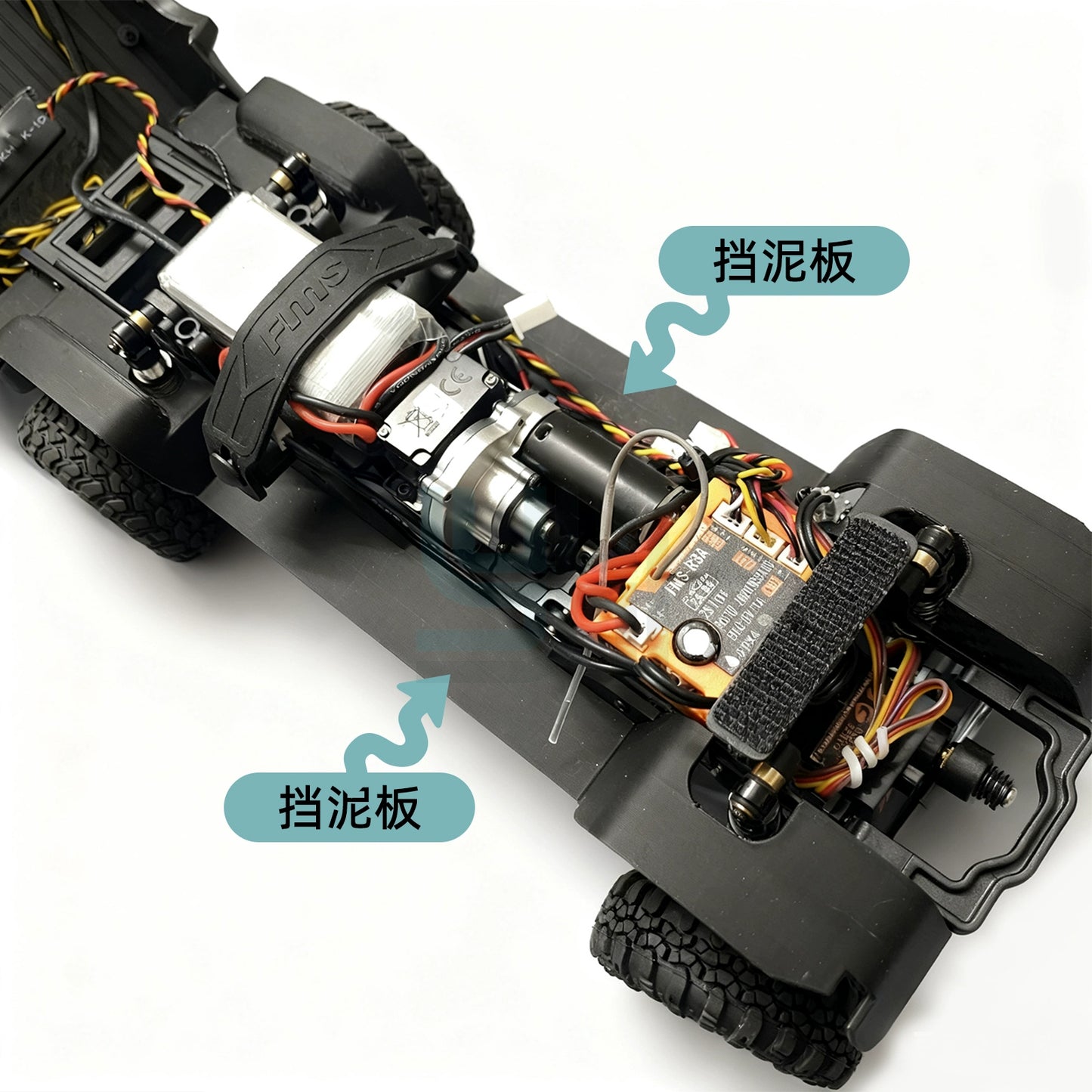 FMS 1/24 Fcx24m Tacoma Rc Car Fender Lined Op
