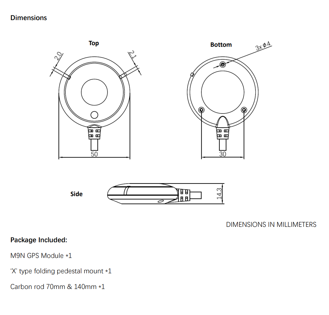 Holybro Pixhawk 4 6C Flight Control M8N M9N M10 GPS Module